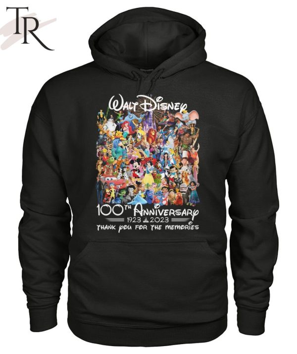 Walt Disney 100th Anniversary 1923 – 2023 Thank You For The Memories T-Shirt