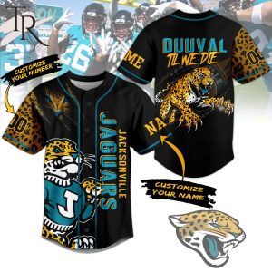 Personalized Jacksonville Duuval Til We Die Baseball Jersey