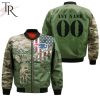 NFL Minnesota Vikings Special Camo Design For Veterans Day Bomber Jacket