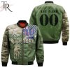 NFL New Orleans Saints Special Camo Design For Veterans Day Bomber Jacket