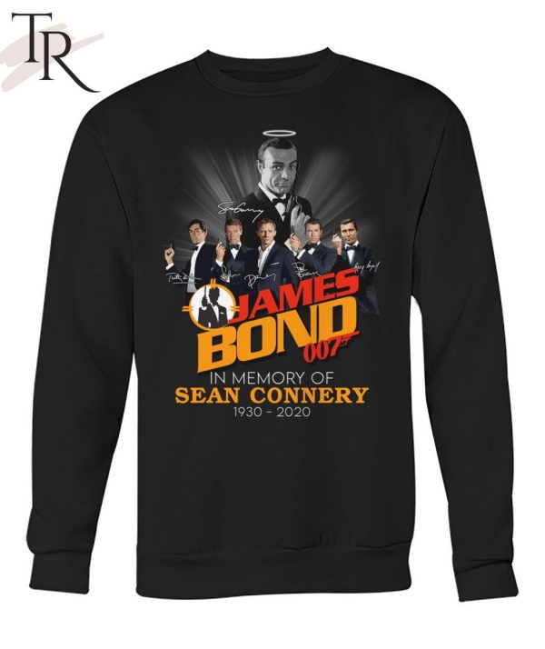 Jame Bond 007 In Memory Of Sean Connery 1930 – 2020 T-Shirt