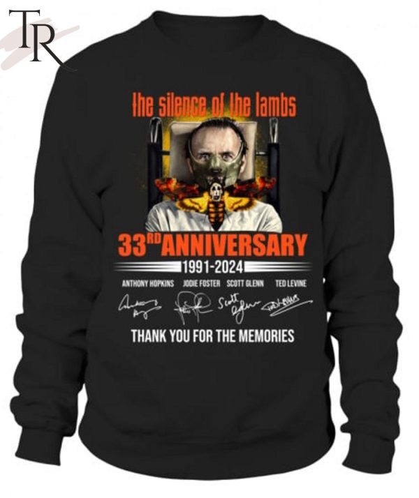 The Silence of the Lambs 33rd Anniversary 1991 – 2024 Thank You For The Memories T-Shirt