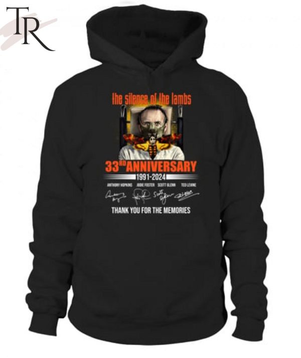 The Silence of the Lambs 33rd Anniversary 1991 – 2024 Thank You For The Memories T-Shirt