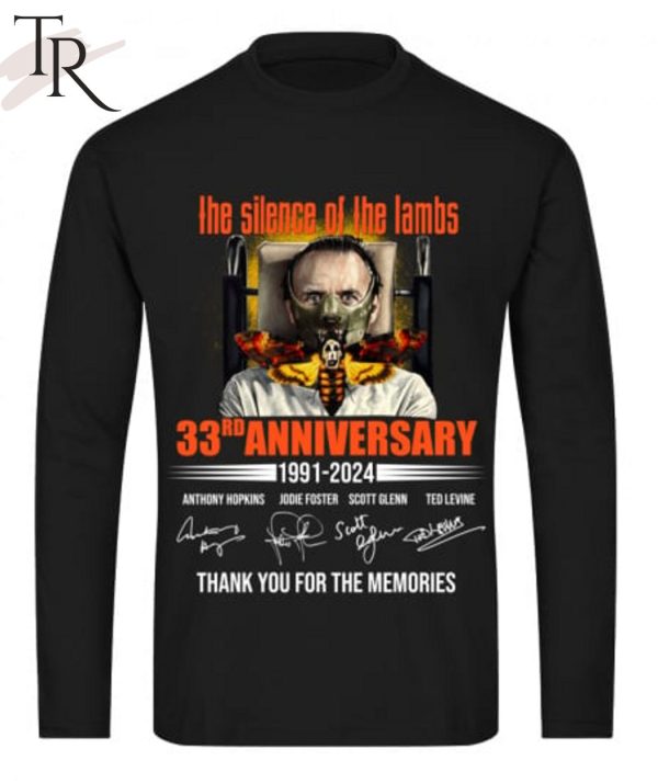 The Silence of the Lambs 33rd Anniversary 1991 – 2024 Thank You For The Memories T-Shirt