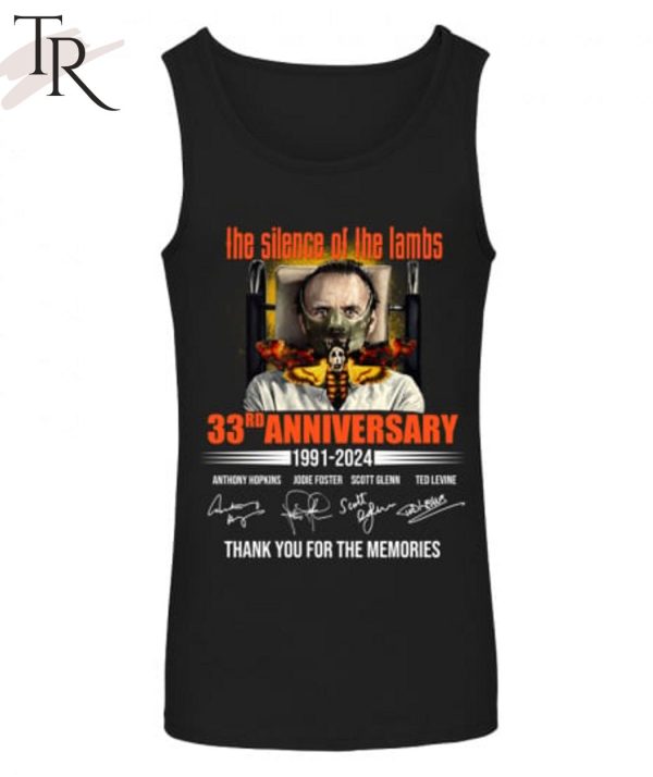 The Silence of the Lambs 33rd Anniversary 1991 – 2024 Thank You For The Memories T-Shirt