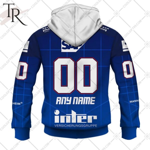 DEL Adler Mannheim 2324 Home Jersey Style Hoodie