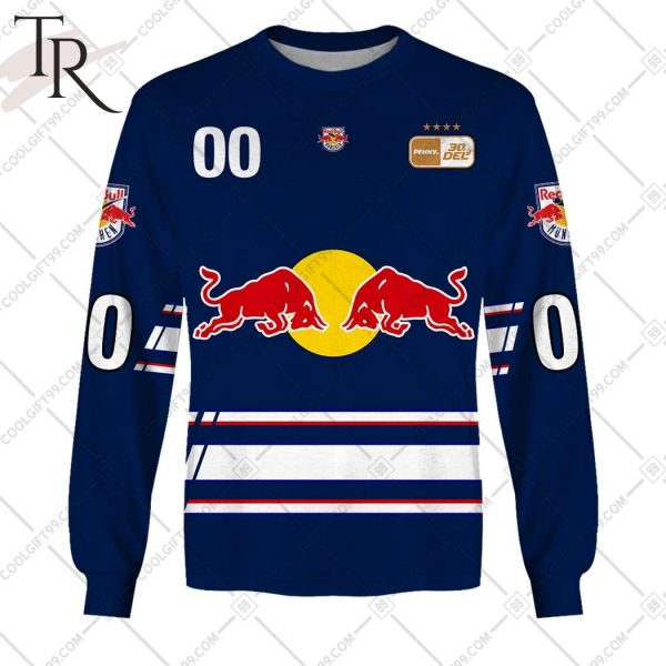 DEL EHC Red Bull Munchen 2324 Home Jersey Style Hoodie