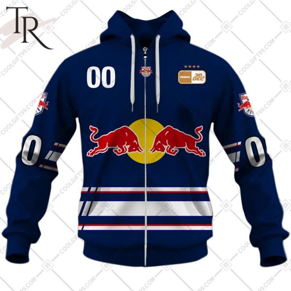 DEL EHC Red Bull Munchen 2324 Home Jersey Style Hoodie