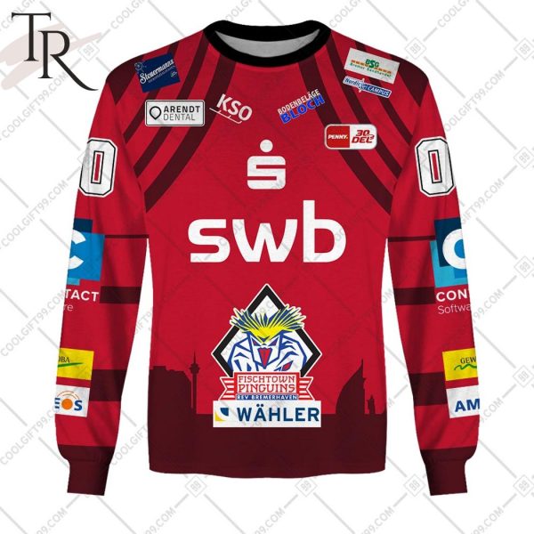 DEL Fischtown Pinguins 2324 Home Jersey Style Hoodie