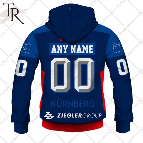 DEL Nurnberg Ice Tigers 2324 Home Jersey Style Hoodie