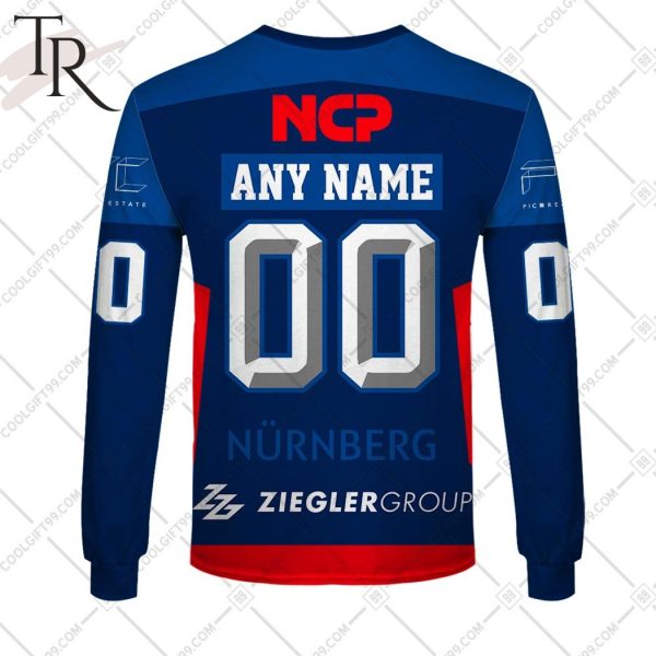 DEL Nurnberg Ice Tigers 2324 Home Jersey Style Hoodie