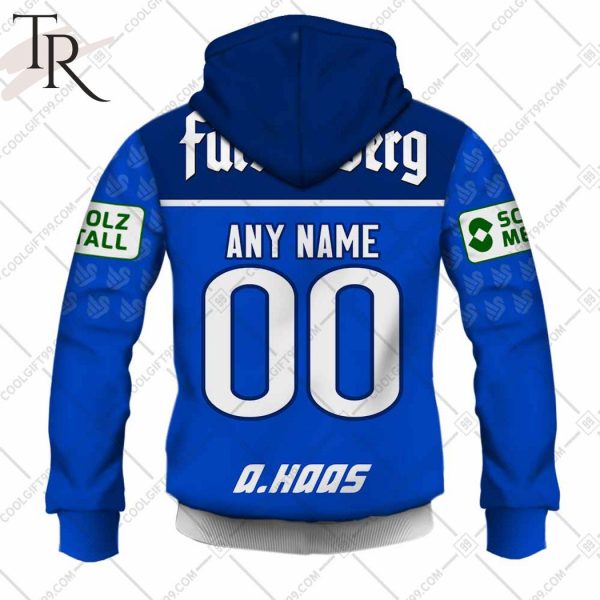 DEL Schwenninger Wild Wings 2324 Home Jersey Style Hoodie