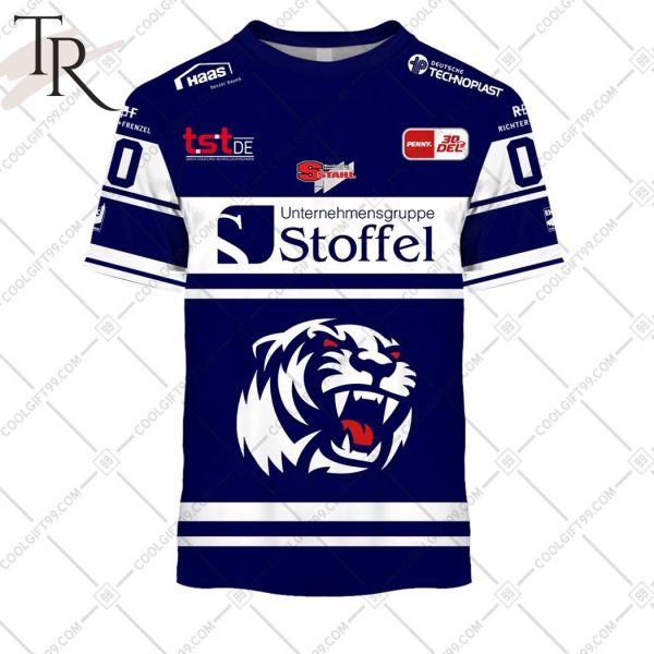 DEL Straubing Tigers 2324 Home Jersey Style Hoodie