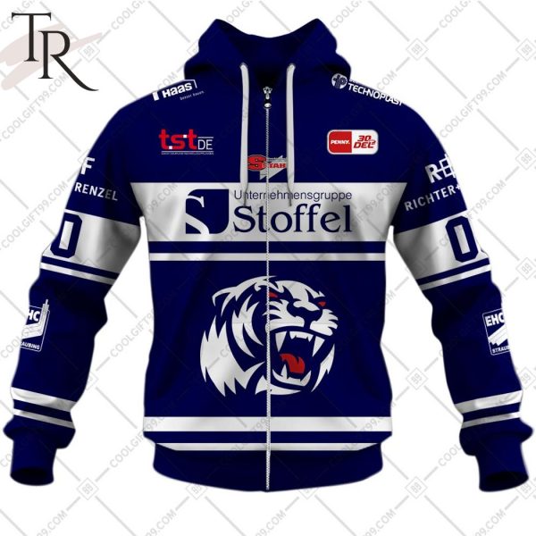 DEL Straubing Tigers 2324 Home Jersey Style Hoodie