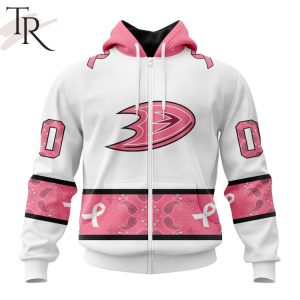 NEW] Personalized NHL Anaheim Ducks In Classic Style With Paisley! IN OCTOBER WE WEAR PINK BREAST CANCER Hoodie