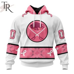 NEW] Personalized NHL Buffalo Sabres In Classic Style With Paisley! IN OCTOBER WE WEAR PINK BREAST CANCER Hoodie
