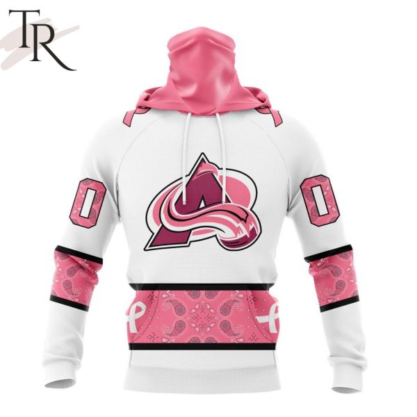 NEW] Personalized NHL Colorado Avalanche In Classic Style With Paisley! IN OCTOBER WE WEAR PINK BREAST CANCER Hoodie