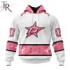 NEW] Personalized NHL Columbus Blue Jackets In Classic Style With Paisley! IN OCTOBER WE WEAR PINK BREAST CANCER Hoodie