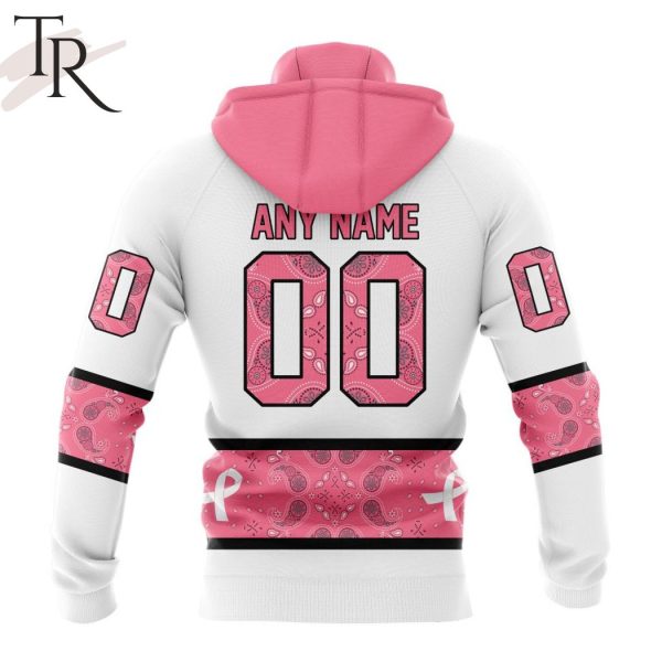 NEW] Personalized NHL Detroit Red Wings In Classic Style With Paisley! IN OCTOBER WE WEAR PINK BREAST CANCER Hoodie