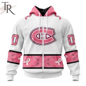NEW] Personalized NHL Montreal Canadiens In Classic Style With Paisley! IN OCTOBER WE WEAR PINK BREAST CANCER Hoodie