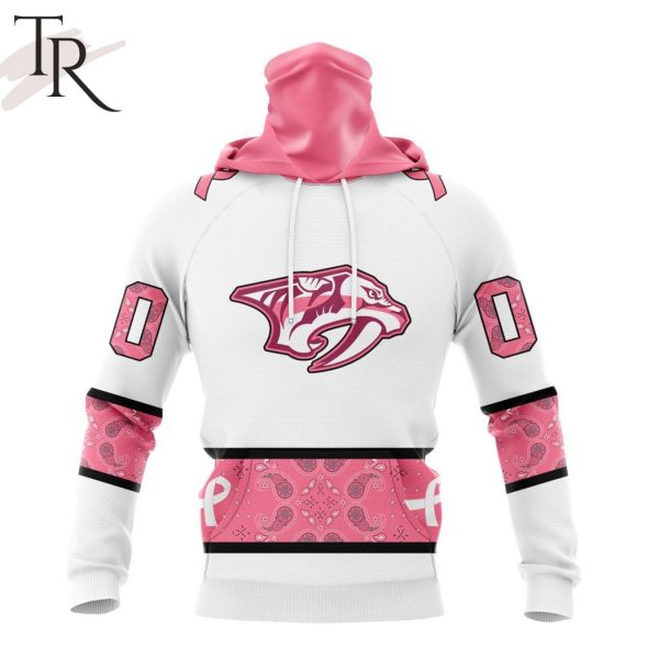 NEW] Personalized NHL Nashville Predators In Classic Style With Paisley! IN OCTOBER WE WEAR PINK BREAST CANCER Hoodie