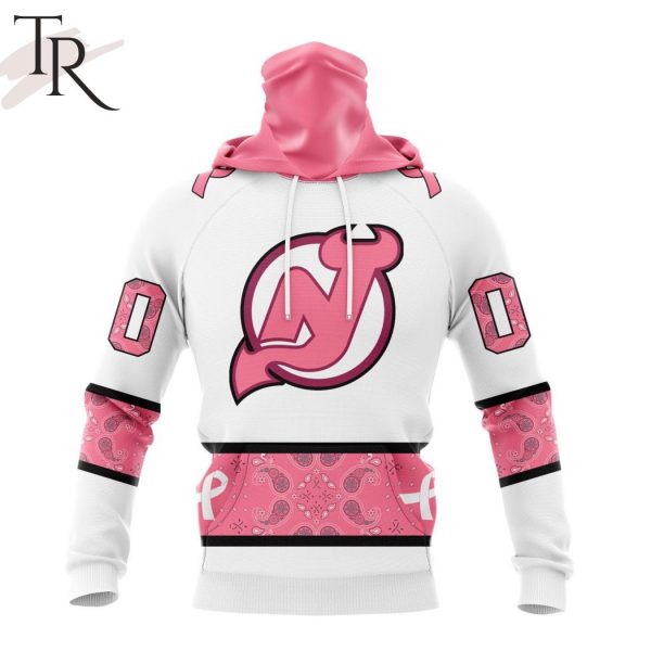 NEW] Personalized NHL New Jersey Devils In Classic Style With Paisley! IN OCTOBER WE WEAR PINK BREAST CANCER Hoodie