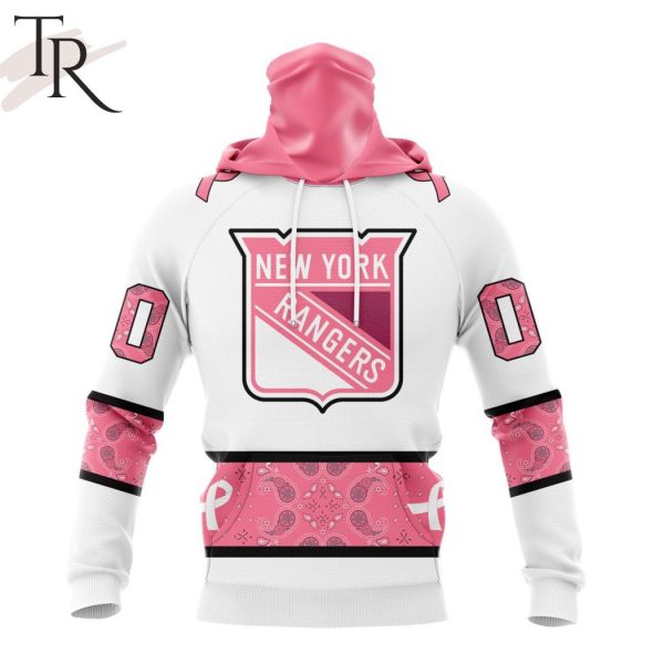 NEW] Personalized NHL New York Rangers In Classic Style With Paisley! IN OCTOBER WE WEAR PINK BREAST CANCER Hoodie