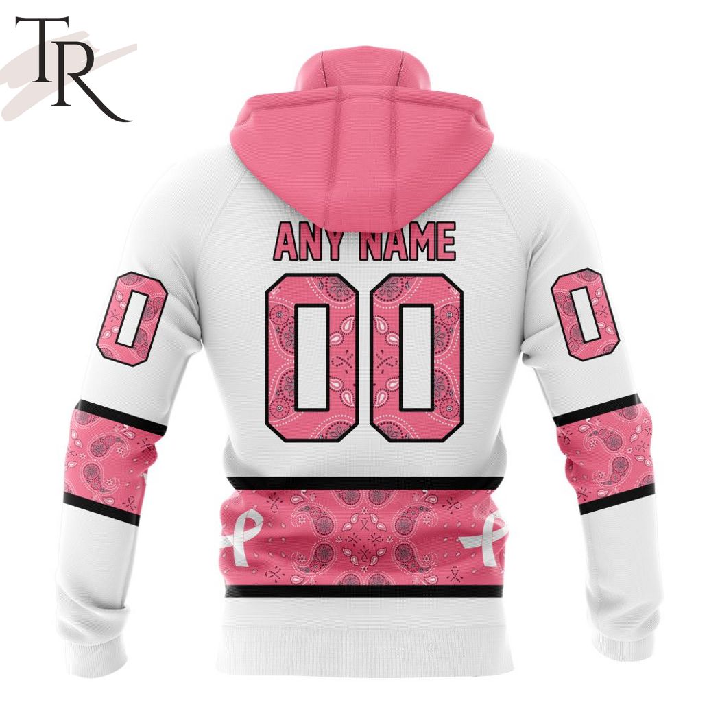 NEW] Personalized NHL Winnipeg Jets In Classic Style With Paisley! IN OCTOBER WE WEAR PINK BREAST CANCER Hoodie