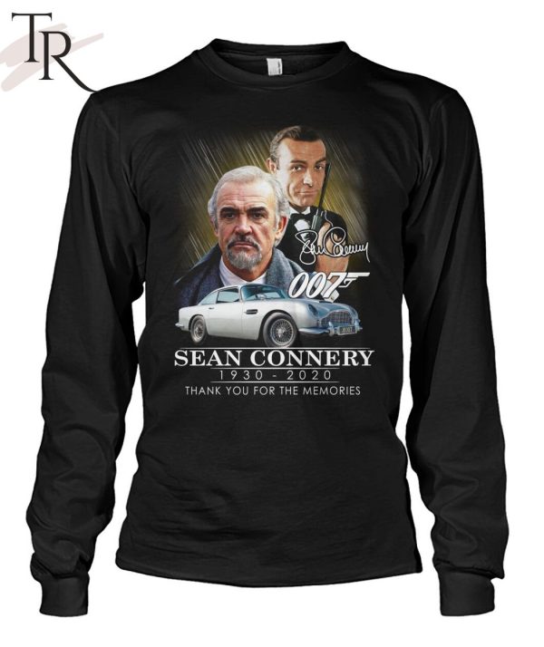 007 Sean Connery 1930 – 2020 Thank You For The Memories T-Shirt