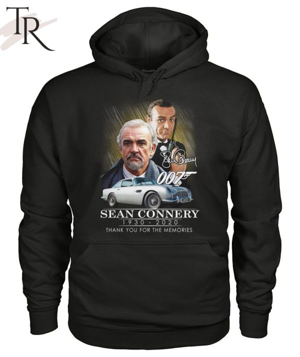 007 Sean Connery 1930 – 2020 Thank You For The Memories T-Shirt