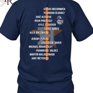 2023 Postseason Houston Astros October Rise 2 Sided Unisex T-Shirt