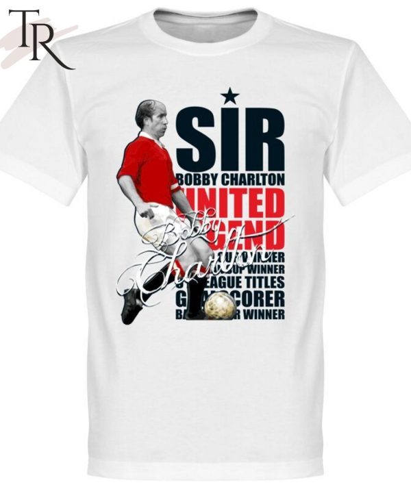 Sir Bobby Charlton United Legends T-Shirt