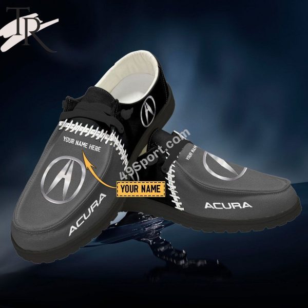 Acura Custom Name Hey Dude Shoes