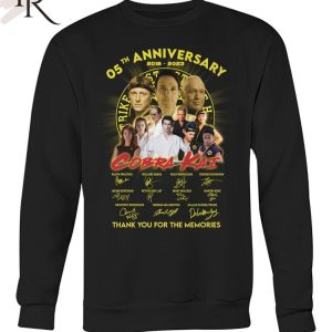 05th Anniversary 2018 – 2023 Cobra Kai Thank You For The Memories T-Shirt