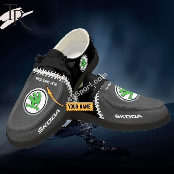 Skoda Custom Name Hey Dude Shoes