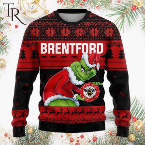 Personalized EPL Brentford Grinch Ugly Sweater All Over Print For Fan – Limited Edition