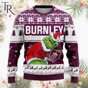 Personalized EPL Burnley Grinch Ugly Sweater All Over Print For Fan – Limited Edition