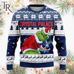 Personalized EPL Crystal Palace Grinch Ugly Sweater All Over Print For Fan – Limited Edition