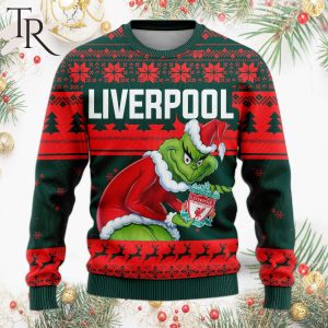 Personalized EPL Liverpool Grinch Ugly Sweater All Over Print For Fan – Limited Edition