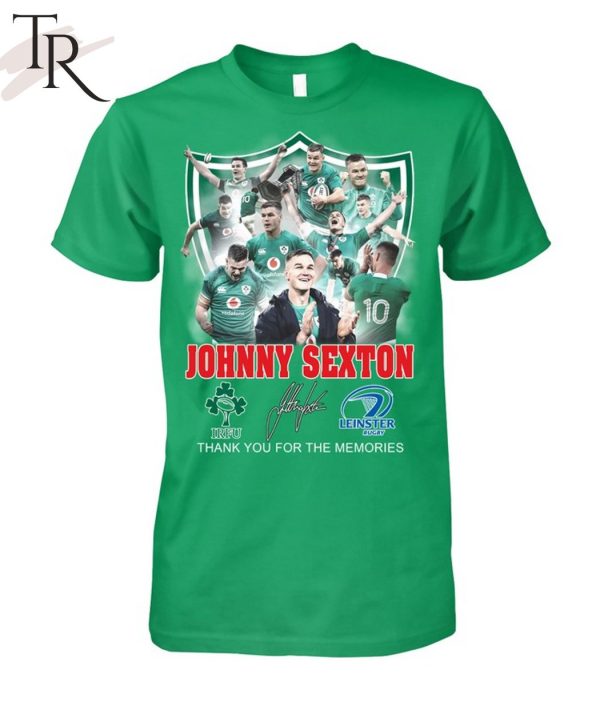 Johnny Sexton Thank You For The Memories T-Shirt