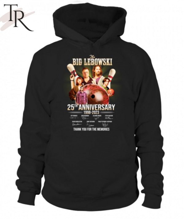 The Big Lebowski 25th Anniversary 1998 – 2023 Thank You For The Memories T-Shirt