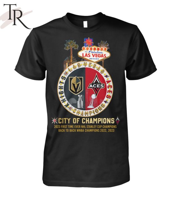 To Fabulous Las Vegas Nevada Las Vegas ACES Champions Knight City Of Champions T-Shirt