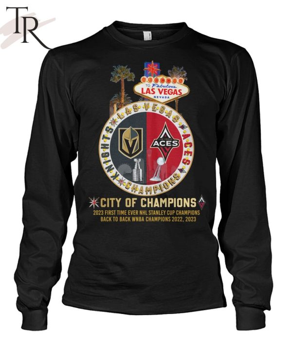 To Fabulous Las Vegas Nevada Las Vegas ACES Champions Knight City Of Champions T-Shirt