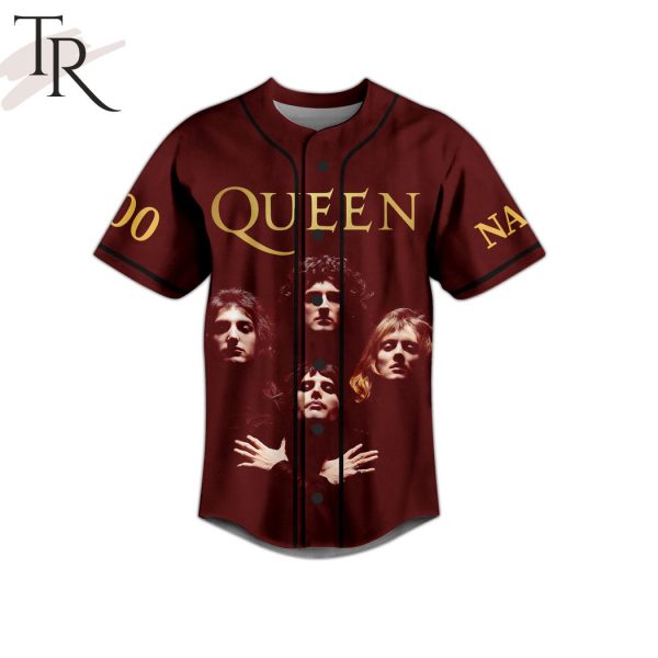 Personalized Queen I Want To Break Free Baseball Jersey