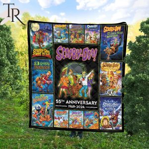 Scooby-Doo 55th Anniversary 1969 – 2024 Fleece Blanket