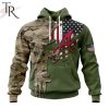 MLB Baltimore Orioles Special Camo Design For Veterans Day Hoodie