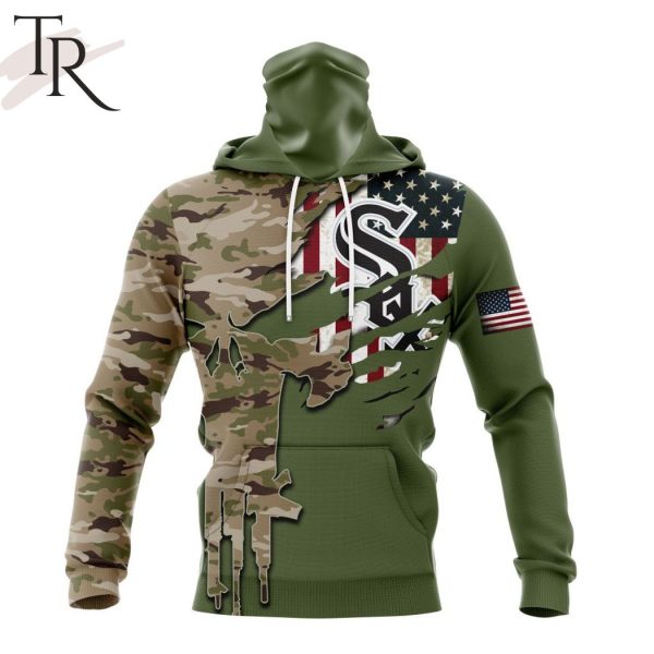 MLB Chicago White Sox Special Camo Design For Veterans Day Hoodie