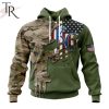 MLB Los Angeles Angels Special Camo Design For Veterans Day Hoodie