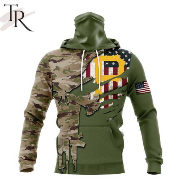 MLB Pittsburgh Pirates Special Camo Design For Veterans Day Hoodie