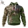 MLB Toronto Blue Jays Special Camo Design For Veterans Day Hoodie